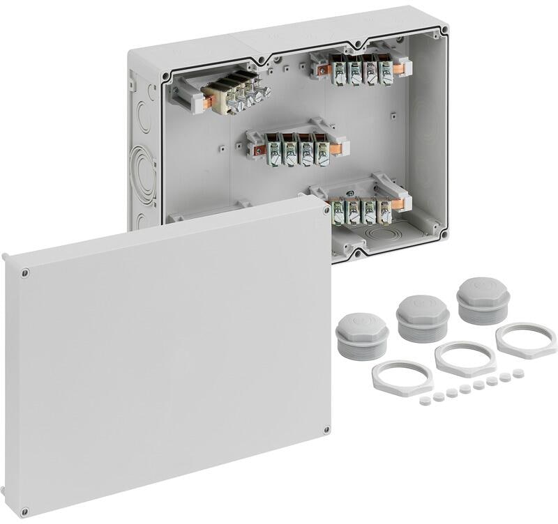 Spelsberg Abox 700-70²/5 Abzweigkasten, IP54/IP65, 300x450x132mm, grau (87041101)