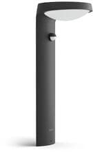 Philips Tyla Sockel-/Wegeleuchte, 9W, 220-240V, 820lm, 2700K, anthrazit (929003260001)