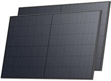 EcoFlow Solarpanel, starr, 2x520W, Wirkungsgrad 24,8%, IP68, 209,4x113,4x3cm, 2 Stück, schwarz (EFSOLAR520W-R-D-MC-1-EU-2)