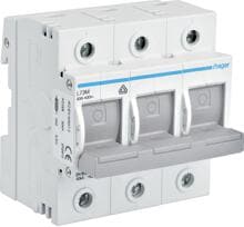 Hager L7XM Lasttrennschalter für Sicherungen, D02, E18, 63A, AC400V, Hutschiene
