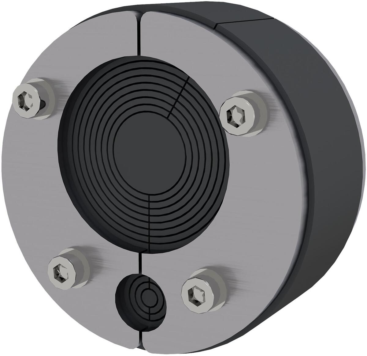 Hauff HRD100 SG 1x22-50+1x5-12 b40 A2/EPDM Ringraumdichtung für 2 Kabel, 1x22-50+1x5-12 mm, Edelstahl A2, EPDM, b40