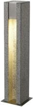 SLV Arrock Slot Outdoor Granit Standleuchte, LED GU10 51 mm, IP44 , eckig, 4W LED, grau (231440)