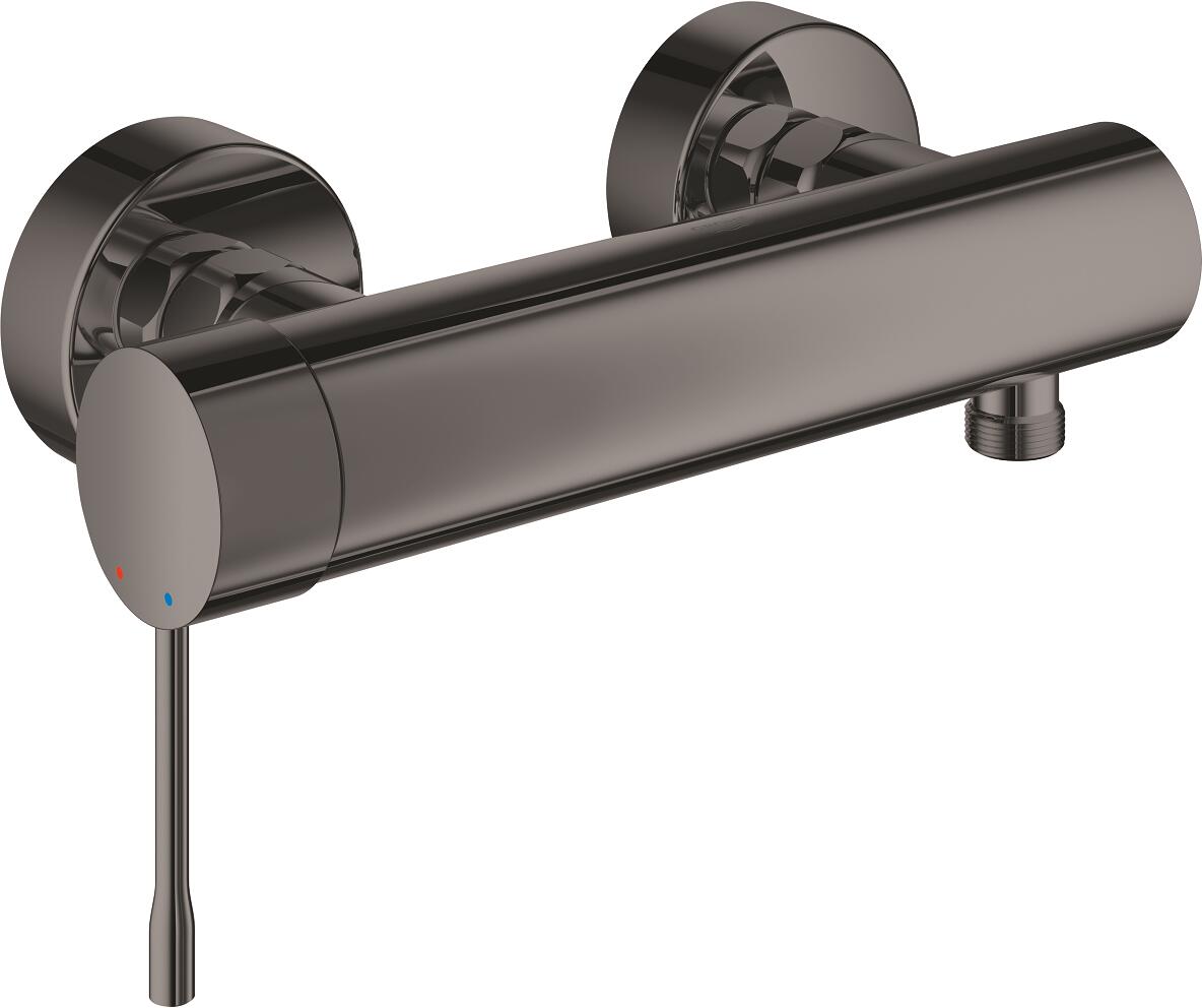 GROHE Essence Einhand-Brausebatterie, Wandmontage, eigensicher, Professional Edition, hard graphite (25252A01)