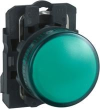Schneider Electric XB5AVB3 LED-Leuchtmelder, 22 mm, grün