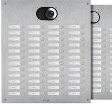 Comelit IX0448 Frontplatte Switch, 48 Teilnehmer, 4-reihig, V4A, SB2, 502x409x2,5 mm