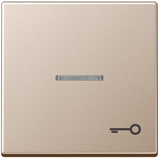 Jung A590KO5TCH Wippe mit Symbol "Tür", mit Lichtleiter, A 500, Aplus & A creation, Champagner