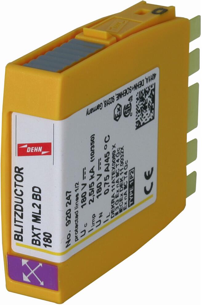 Dehn Kombiableiter-Modul, BLITZDUCTOR XT, Doppellader, 180V, Typ 2 (920247)