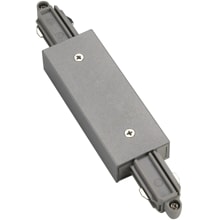 SLV Längsverbinder für Hochvolt 1Phasen-Aufbauschiene, silbergrau, mit Einspeisemöglichkeit (143102)