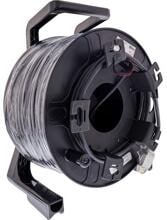 InLine Netzwerk-Kabeltrommel Outdoor, Cat.6A RJ45 HARTING, schwarz
