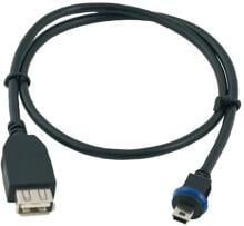 MOBOTIX MX-CBL-MU-STR-AB-2 Mini-USB-Kabel, MiniUSB auf USB-A, 2m