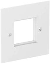 OBO Bettermann VH-P4 RW Abdeckplatte, 1-fach, Modul 45, 95x95mm, PA, reinweiß RAL9010 (6109841)