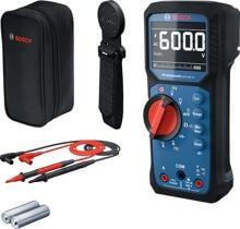 Bosch PRO GDM 600-15 + MH 1 Digitales Multimeter, IP65, Vielseitige Messungen, blau (0601077301)