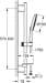 GROHE Smartactive 150 Brausestangenset 3 Strahlarten, EcoJoy, chrom (26592000)