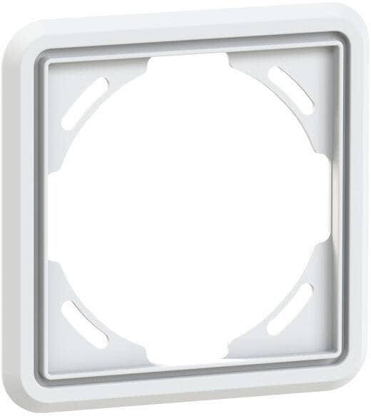 PCE Abdeckrahmen, 1-fach, 105x105 mm, verkehrsweiß (9021)