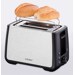 Cloer 3569 King-Size-Toaster, Brötchenaufsatz, Krümelschublade, 850-1000 W, Edelstahl