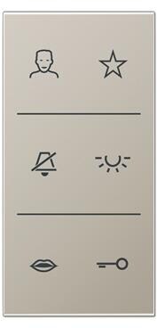 Jung SIV6ESDC Design-Cover Video, Serie LS, Edelstahl (lackiert)