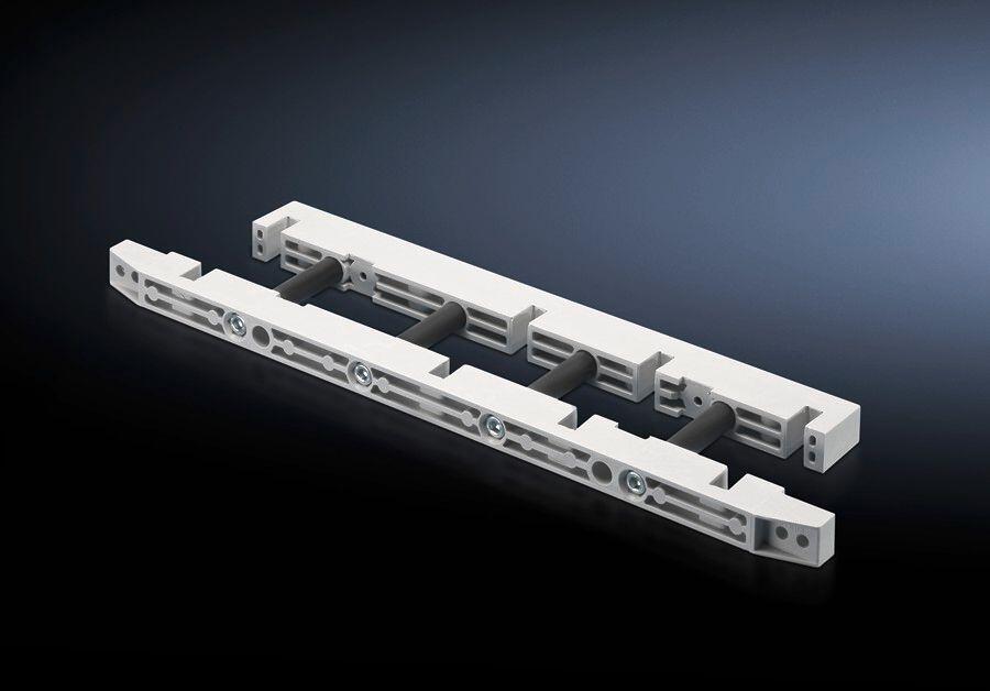 Rittal SV 9674.416 Sammelschienenhalter, für Sammelschiene BH: 60x10 mm, (Lastschaltleistenfeld)