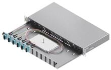 EasyLan LWL-Spleißgehäuse Basic LSB1B113 1HE 12x SC-Duplex Standard OM3 ausziehbar (LSB1B113)