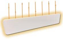 bella Jolly SHK 3 Anti-Schimmelheizkörper 2er Set, 2x 50 Watt, 2x 50x10x1,5 cm, weiß