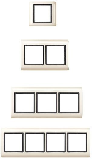 Merten Aquadesign-frame, Enkelvoudig Antraciet – Voor Wandcontactdozen En Schakelaars