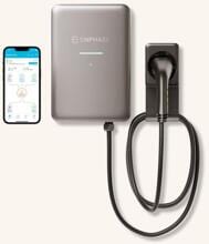 Enphase IQ-EVSE-EU-3032-0105-1300 IQ EV-Charger 2, EV-Ladestation, kabelgebunden, mit Typ 2 Ladekabel, Länge: 7,5 m, RFID, dreiphasig/einphasig, 22 kW, 230/400 V