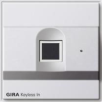 Gira 261766 Gira Keyless In Fingerprint-Leseeinheit, TX_44, reinweiß