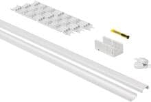 Schellenberg System M Kabelkanal, 2,10 m, weiß