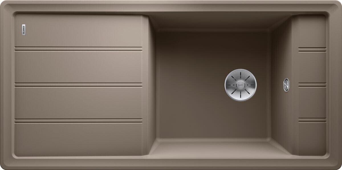 Blanco Faron XL 6 S Granitspüle, SILGRANIT, reversibel, ohne Ablauffernbedienung, ohne Zubehör, tartufo (524810)