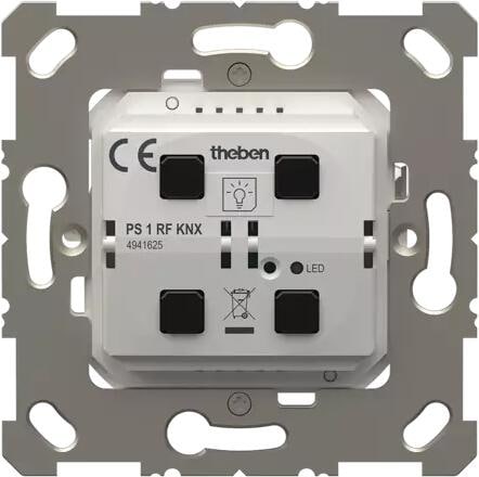 Theben PS 1 RF KNX Taster-Schaltaktor-Modul 1-fach, Unterputz, KNX RF, Data Secure 4941625