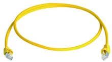 Telegärtner Patchkabel Cat.6A MP8 FS 500 LSZH-1,5 m, gelb (100008269)