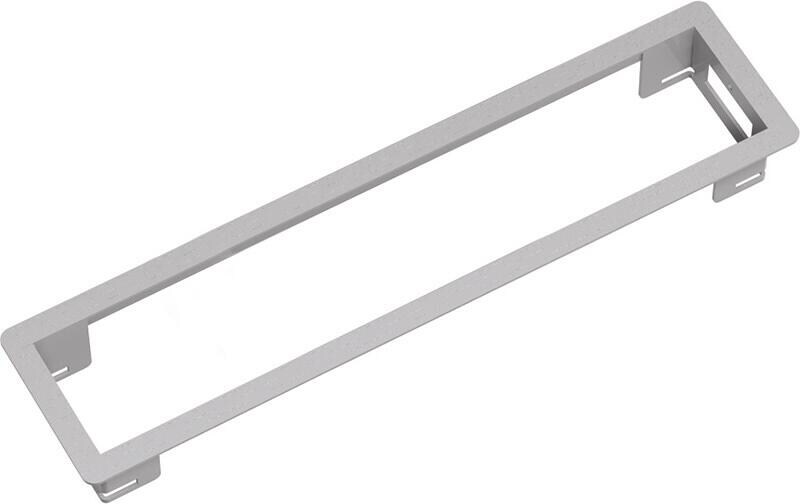 Bachmann POWER FRAME Einbaurahmen, 6-fach, weißaluminium (317.007)
