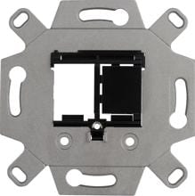 Merten MEG4580-0001 UP-Montageadapter für Keystone-Module, 2-fach, schwarz