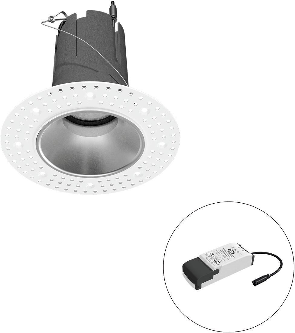 EVN SELECTO LED, Deckeneinbau, rund, drehbar, IP20, 220-240V/AC, 18W, 4000K, 2205lm, inkl. Netzgerät, DALI, Reflektor schwarz/hochglänzend, 6.441,00cd