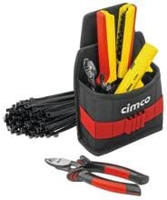 Cimco Gürteltasche Wave Solar Tasche mit Schwingfunktion inkl. 5 Werkzeuge (170475)