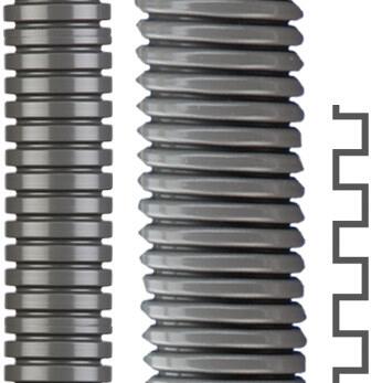 Flexa ROHRflex PA 6 Vollkunststoff-Wellschlauch, Ø 28,5 mm, Länge 50 m, schwarz (10233202023)