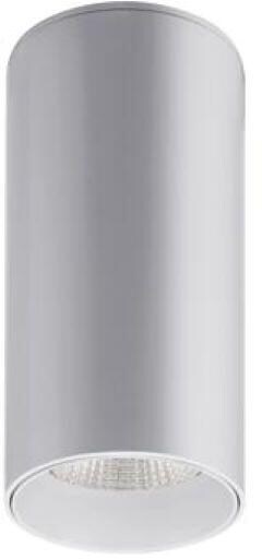 Brumberg TRAXX MICRO LED-Decken-Anbau-Downlight, 230 V AC, 50 Hz, rund, CRI > 90, 9 W, 60°, 3.500 K, silber (88816165)