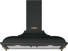 Smeg KC19AOE EEK: A Wandhaube Trapez, 90 cm breit, 794 m³/h, Bedienknebel, 3 Leistungsstufen + Intensiv, LED Beleuchtung, Metall-Filter, anthrazit