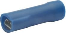 Klauke 830/1V Flachsteckhülsen PVC-isoliert, 1,5-2,5 mm², blau, 100 Stck.