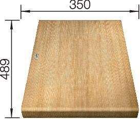 Blanco Esche-Compound-Schneidbrett für AXIA III (234051)