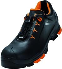 UVEX Sicherheits-Halbschuh S3 Größe 38-48, PUR-Sohle, W11, schwarz/orange