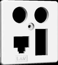 HOMEWAY HAXHSE-GM401-C024 Zentrpl.TV+LAN/TAE rwm