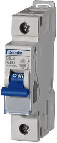 Doepke DLS 6I C13-1 Leitungsschutzschalter 10kA, 1-Polig, C-Charakteristik, 13A (09916202)