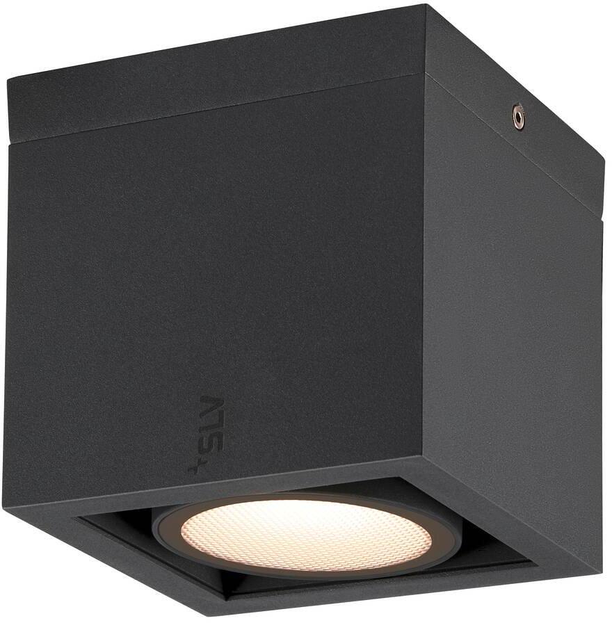 SLV ESKINA FRAME CL single Deckenaufbauleuchte, LED, 15W, 1100/1200lm, 3000/4000K, anthrazit (1006316)