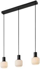Nordlux Milford Mini 3-Rail Pendelleuchte, E14, IP20, 220-240V, dimmbar, schwarz (2412623003)
