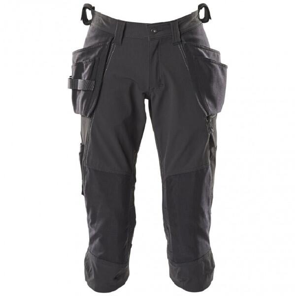 Mascot 18249-311-09-C52 Accelerate Dreiviertel-Hose, Hängetaschen, Stretch, schwarz (6776370)