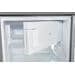 Exquisit KS16-4-HE-040E Standkühlschrank, 55 cm breit, 109L, Temperatureinstellung, LED Beleuchtung, Gemüseschublade, Eierablagen, edelstahloptik