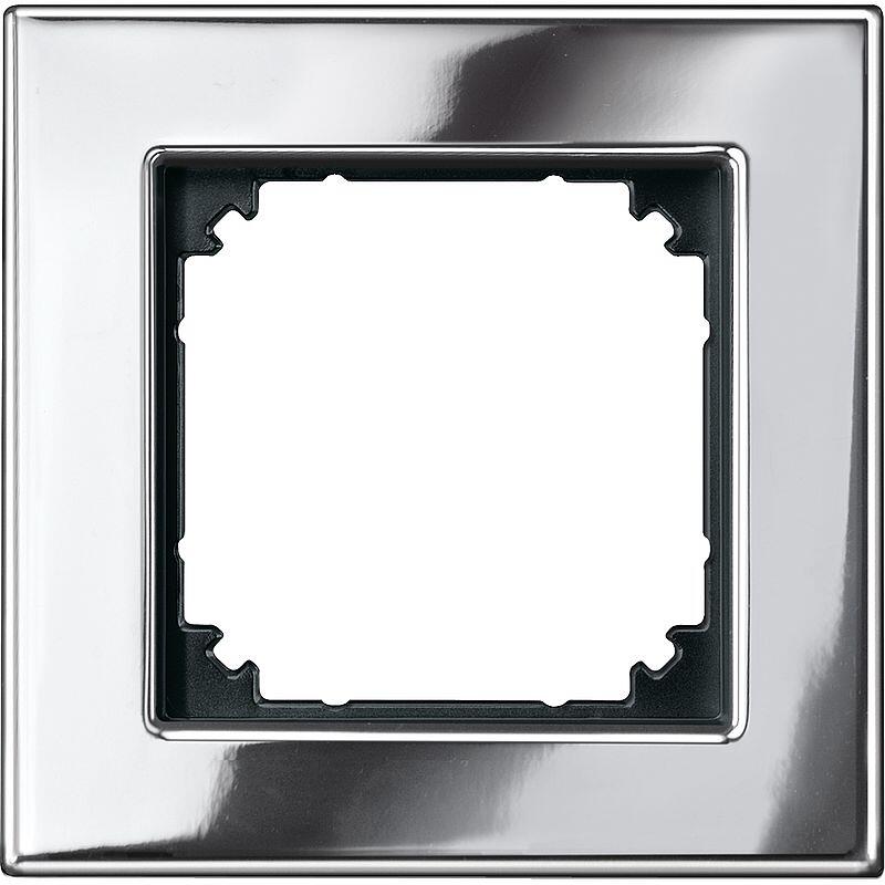 Merten 475139 Metallrahmen, M-PLAN, 1fach, Chrom
