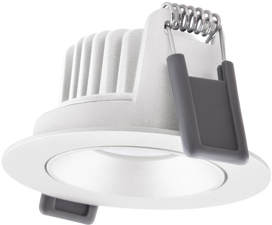 LEDVANCE Spot Adjust 8W 927 PS DIM, Einbaustrahler, einstellbar, IP20, 2700K, warmweiß, Aluminium, weiß (4058075799622)