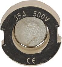 Protec.class PPSE35 DIII-Pass-Schraub-Einsatz, 35A, E33, schwarz (05104988)
