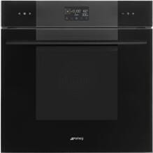 Smeg SO6102M2B3 Einbaubackofen mit Mikrowellenfunktion, 60 cm, 68 L, SPEEDWAVE XL, Pure Black-Glas, schwarz